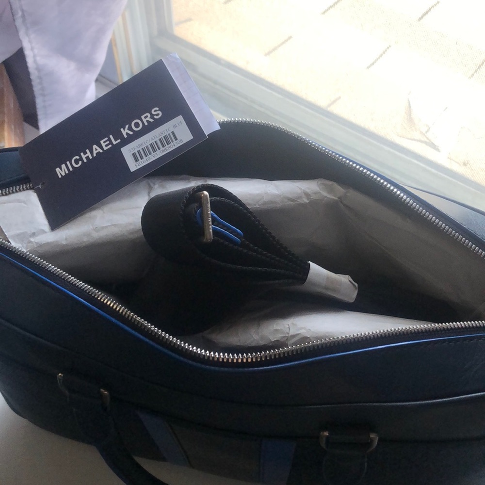 Michael Kors Atlantic blue briefcase/bag - Picture 2 of 5